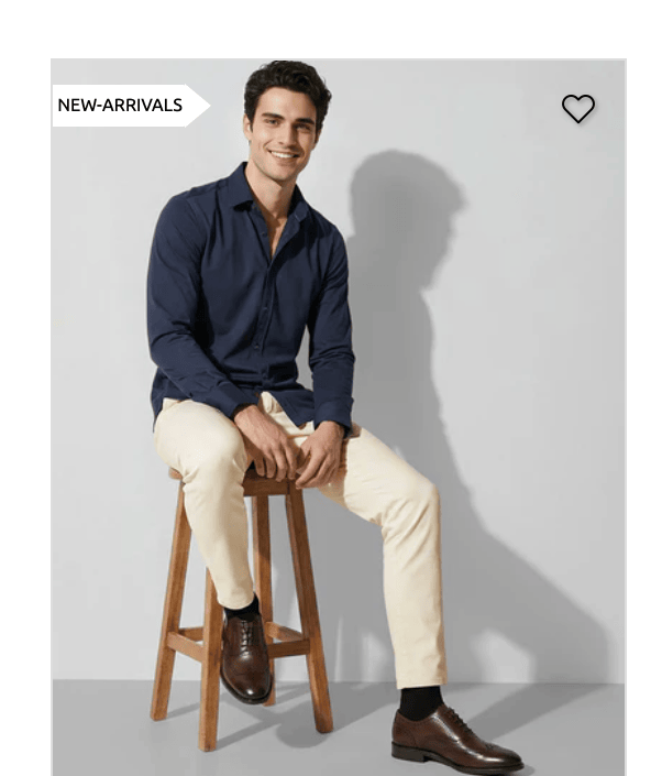 Navy Blue Slim Fit Shirt