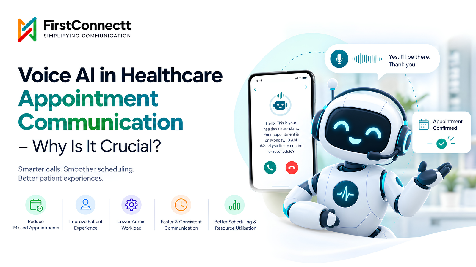 Voice AI in Healthcare Appointment Communication – Why Is It Crucial?